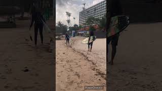 Weligama beach surfing [upl. by Ulphiah728]