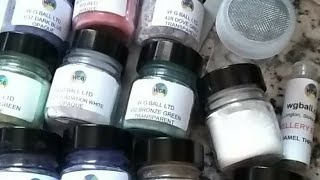 WG Ball Vitreous Enamel Starter Kit 3 Unboxing [upl. by Nirrek]