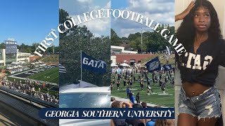 GRWM  FIRST COLLEGE FOOTBALL GAME DAY  GEORGIA SOUTHERN UNIVERSITY  collegefootball gameday [upl. by Murtagh]