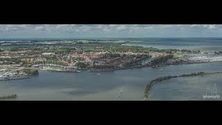 ENKHUIZEN  FOUR DIFFERENT DRONE HYPERLAPSE SHOTS [upl. by Lionel782]