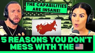 LETS NOT FIND OUT Canadians First Time Reacting To 5 Reasons You Shouldnt Mess With The USA [upl. by Sukram]