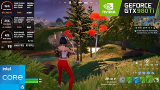 GTX 980 Ti  Fortnite Chapter 5 Season 4 [upl. by Lerat]