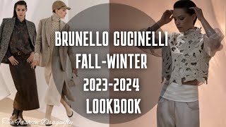 BRUNELLO CUCINELLI FALLWINTER 20232024 LOOKBOOK [upl. by Houston]