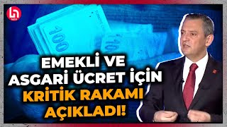 AKPYE ŞOK Özgür Özel emekli maaşı ve asgari ücret için masaya öyle bir rakam koydu ki [upl. by Essinger]