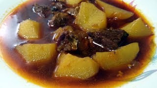 Cómo hacer estofado de cordero con patatas en olla rápida al estilo de Mariaje [upl. by Kinzer]