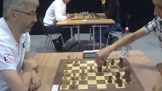 BLITZ CHESS GM Normunds Miezis  GM Hovhannisyan Robert CaroKann defense blitzchess [upl. by Freddi]