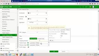 fortigate traffic shaping Arabic [upl. by Beacham]
