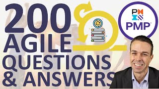 200 AGILE PMP Questions and Answers  the BEST Preparation for the Exam [upl. by Natsrik]