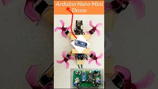 Arduino Nano Mini Fpv Drone Long Range Mini DroneMake a drone shorts drone diy viral [upl. by Leahcin76]