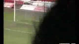 Player Kicks Ball Into His Face And Scores A Goal [upl. by Aynnat]