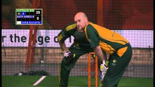 Indoor Cricket Masters World Series 2013 O40 Final Australia vs South Africa Part 1 [upl. by Adnac]