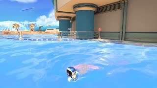 Astros Playroom How to get out of bounds on Bot Beach Cooling Springs with a glitch Secret areas [upl. by Ecirtal]