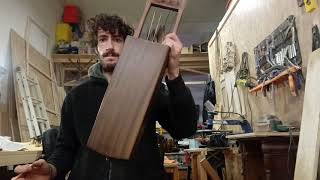 Alto Tagelharpa  Walnut  Jouhikko \ Talharpa \ Bowed Lyre \ Wardruna [upl. by Neelehtak]