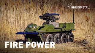 Rheinmetall Mission Master SP – Fire Support at Live Fire Demo in Ohio USA [upl. by Hughes]