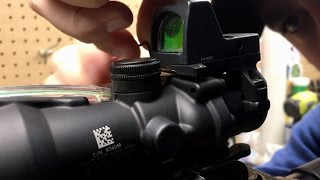 Trijicon ACOG ACSS Unboxing amp RMR Swap [upl. by Doreg812]