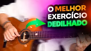 Aula de VIOLÃO O Melhor exercicio dedilhado INICIANTE no violão [upl. by Redwine]