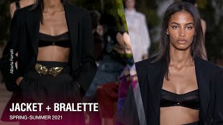 Jacket  Bralette  springsummer 2021 [upl. by Cirdec]