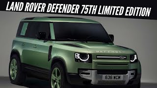 2023 Land Rover Defender 75th Limited Edition  First Look  Exterior amp Interior  AUTOBICS [upl. by Ainosal]