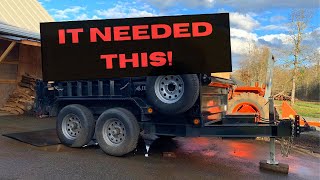 Much Needed Dump Trailer Upgrade [upl. by Ecyak]