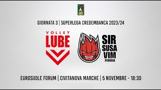 Diretta Social  Cucine Lube Civitanova  Sir Susa Vim Perugia  051123 [upl. by Wurster]