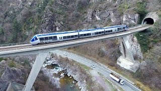 Ligne ferroviaire CuneoVintimilleNice  la boucle de Berghe [upl. by Grof781]