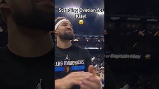 Warriors fans give a warm welcome to Klay Thompson in his return to the Bay 🏆Shorts [upl. by Orlantha245]