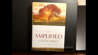 Amplified Study Bible by Zondervan Review 4K [upl. by Aniret687]