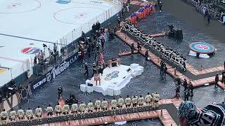 Seattle Kraken Winter Classic Intro and National Anthem [upl. by Colp401]