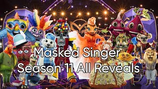 Masked Singer Season 11 All Reveals [upl. by Ssenav]