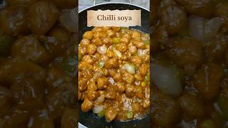 Soya Chilli cooking indianfood asmr homemadefood easyrecipe soyachilli trending shorts [upl. by Kcin805]