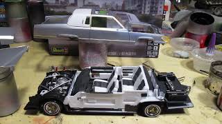 Plastic Models  125 Revell 1984 Cadillac Low Rider  Work In Progress 3 [upl. by Anni442]