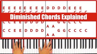 Diminished Chords Explained [upl. by Ahsinal]