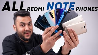 I Bought All Redmi Note Phones [upl. by Rothstein]