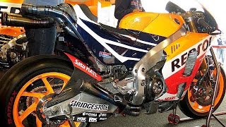 HONDA RC213V 2016 MotoGP Exhaust Sound [upl. by Ellehctim]