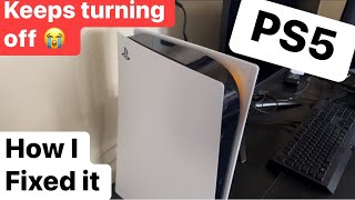 How to FIX PS5 Keep Turning Off Crashing Overheating [upl. by Claiborne]