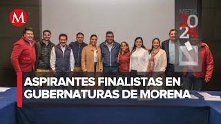 Morena anuncia lista de finalistas para disputar gubernaturas en elecciones 2024 [upl. by Annayram]