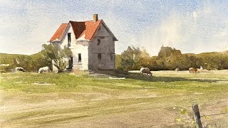 9 Minute Watercolor Tutorial for Absolute Beginners  Start Painting Today [upl. by Ellinehc]