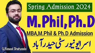 Isra University Hyderabad  Spring Admiasion 2024 [upl. by Brest]