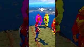 GTA 5 Epic Ragdolls  Spider Man JumpsFails Ep1470 Shorts gta5 [upl. by Alton]