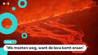 Vulkaan IJsland barst voor de vierde keer in korte tijd uit [upl. by Tarrsus331]