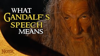 Gandalfs Speech To The Balrog amp What It Means  Tolkien Explained [upl. by Fulvi663]