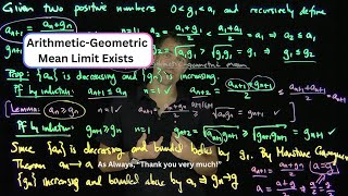 The Arithmetic Geometric Mean Limit [upl. by Ymia396]