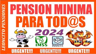 703🦁PENSIÒN MÌNIMA PARA TODS IMSS E ISSSTE ❤️👵👴❤️✅ pension adultosmayores pagos méxico [upl. by Lrae]