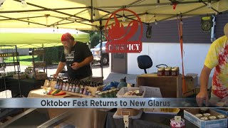 New Glarus hosts annual Oktoberfest [upl. by Nnahs]