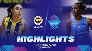 Fenerbahce Alagoz Holding v Atomeromu KSC Szekszard  Gameday 9  Highlights  EuroLeague Women 2023 [upl. by Sams]