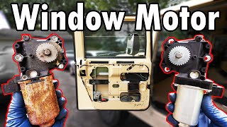 How to Replace a Window Regulator Motor DIY [upl. by Shantha]