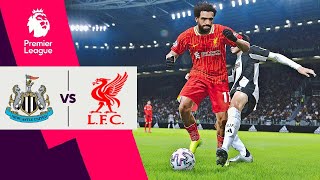 Newcastle United vs Liverpool  Premier League 2425 CLASH  EFOOTBALL [upl. by Domenech]