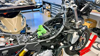 Going In Deep • BMW F750GS Valve Inspection  TheSmoaks Vlog3259 [upl. by Aisemaj]