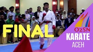 Final Jambrong vs Fardi Seleksi O2SN Karate SMA Aceh 2017 [upl. by Kyred38]