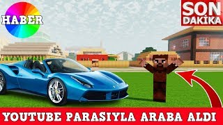 ZENGİN VS FAKİR 68  Fakir Youtube Parasıyla Araba Aldı Minecraft [upl. by Anasiul]